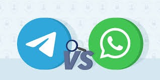 Comparing Privacy Settings Between WhatsApp Page and Telegram Download Versions
