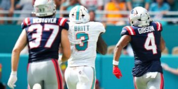Patriots vs Dolphins Match: Full Player Stats