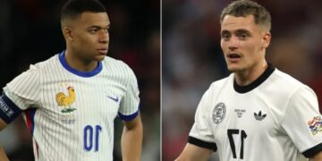 germany national football team vs france national football team lineups