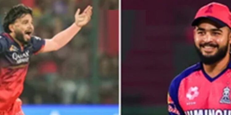 royal challengers bengaluru vs rajasthan royals timeline