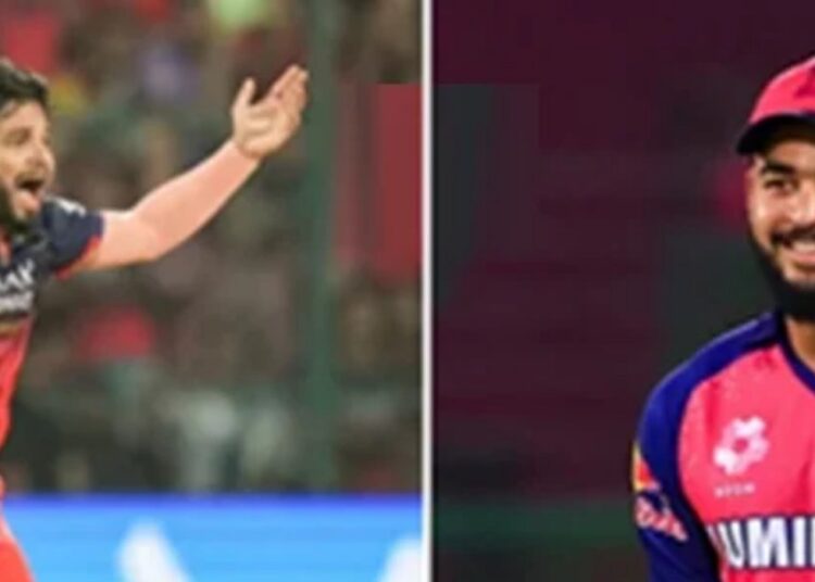 royal challengers bengaluru vs rajasthan royals timeline